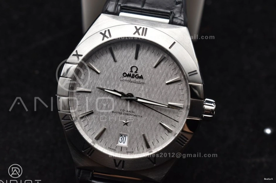 Gummy Constellation Strap Clone A8900 Black VSF Super on Gray Best Dial SS 1:1 Edition 1217